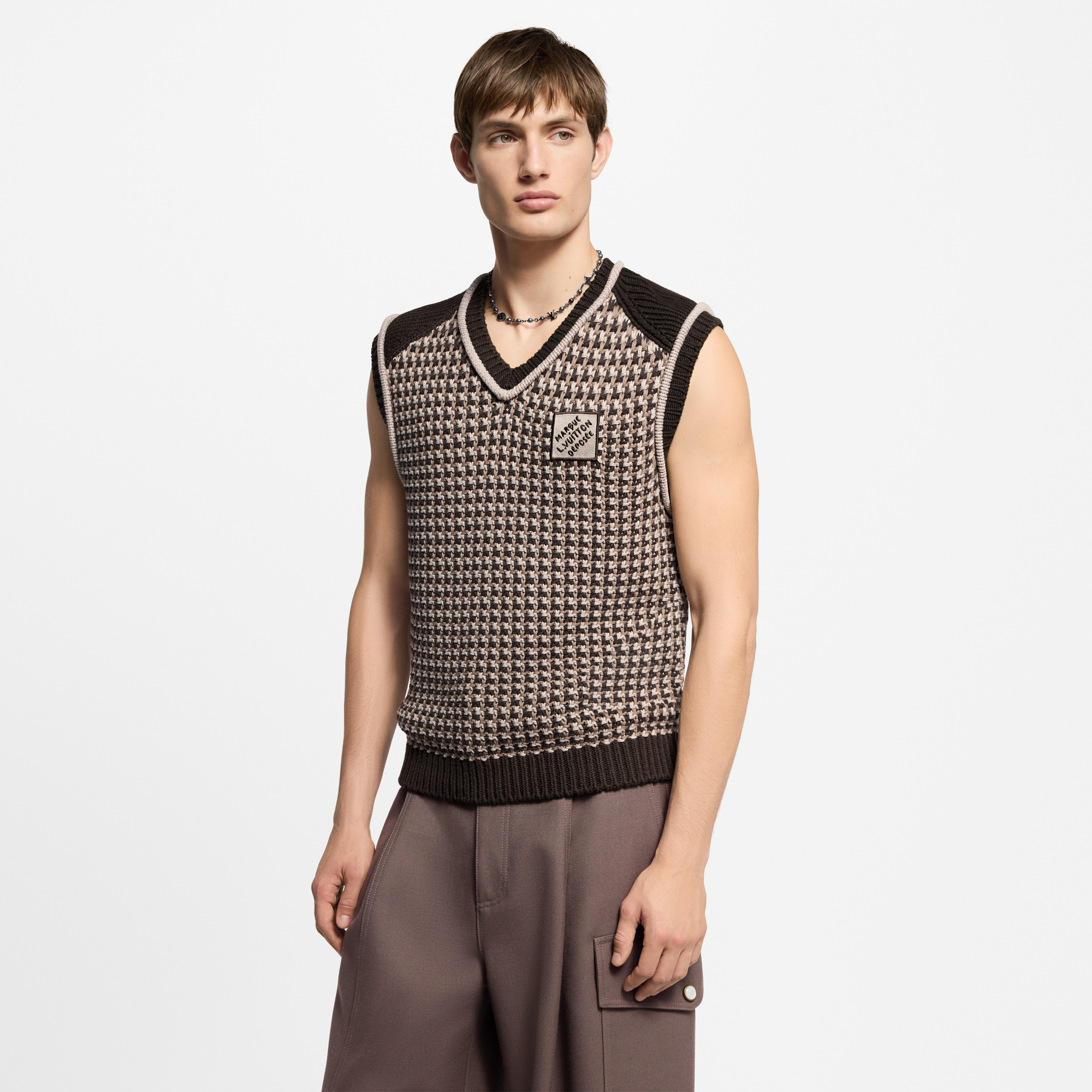 Cotton Jacquard Vest  in Men's Ready-to-Wear All Ready-to-Wear collections by Louis Vuitton (Product zoom)
